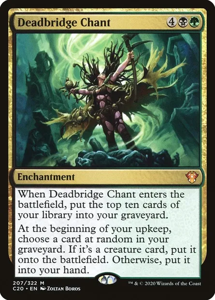 Deadbridge Chant, Magic card C20 207 — Commander 2020 set