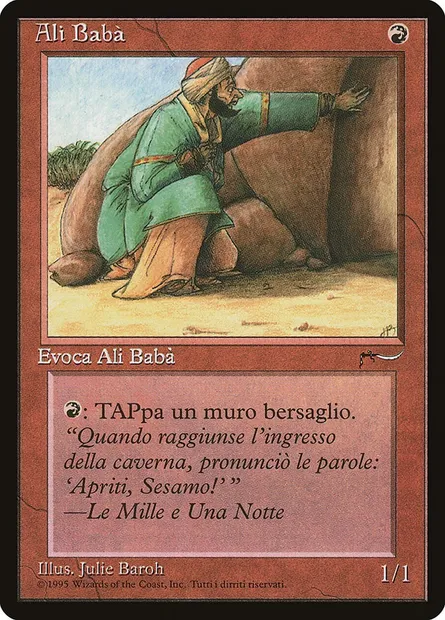 Ali Baba, carte Magic RIN 71 — extension Rinascimento