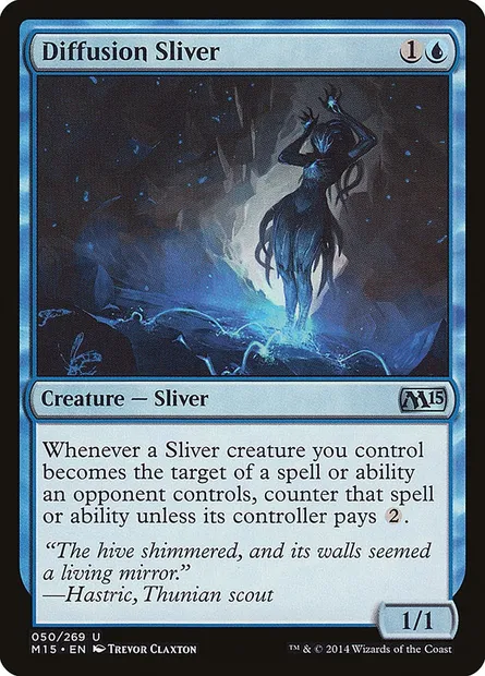 Diffusion Sliver, Magic card M15 50 — Magic 2015 set