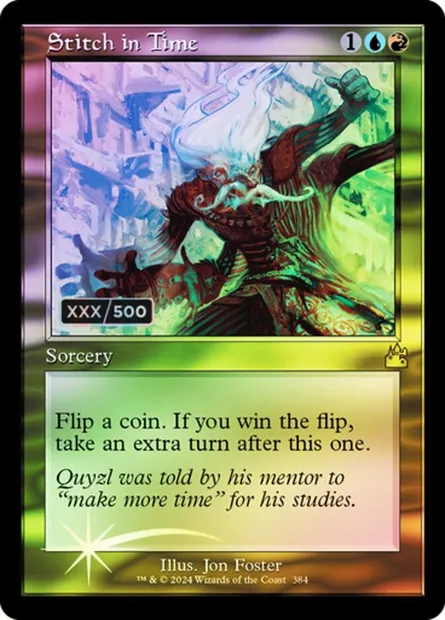 Stitch in Time, Magic card RVR 384z — Ravnica Remastered set
