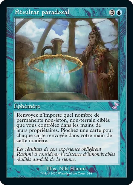 Résultat paradoxal, carte Magic TSR 314 — extension Spirale Temporelle Remastered