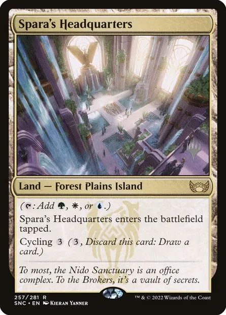 Spara's Headquarters, Magic card PSNC 257p — Streets of New Capenna Promos set