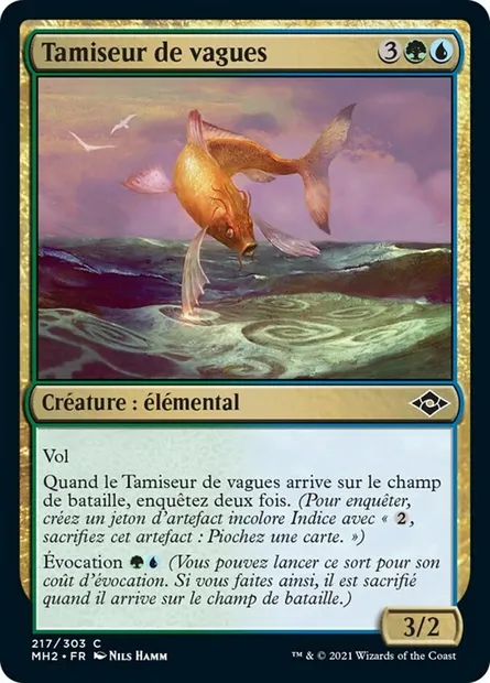 Tamiseur de vagues, carte Magic MH2 217 — extension Horizons du Modern 2