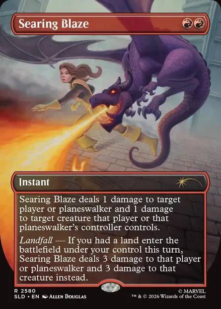 Brasier calcinant, carte Magic SLD 2580 — extension Secret Lair Drop