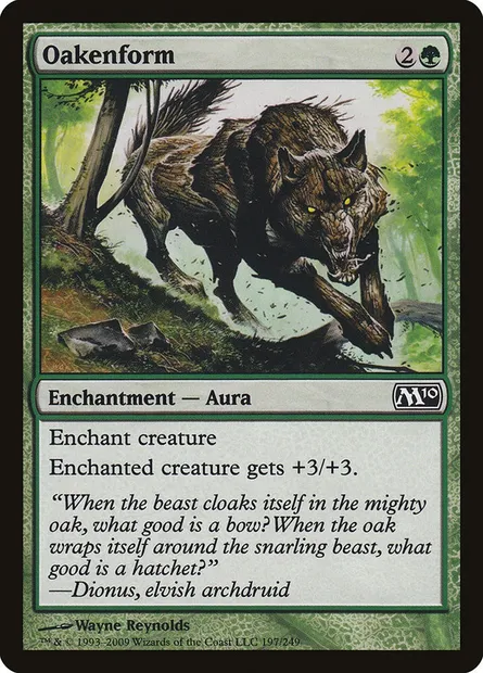 Oakenform, Magic card M10 197 — Magic 2010 set