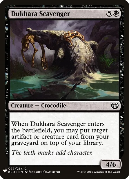 Dukhara Scavenger, Magic card PLST KLD-77 — The List set