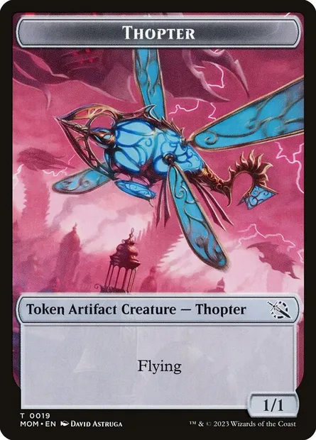 Thopter, carte Magic TMOM 19 — extension March of the Machine Tokens