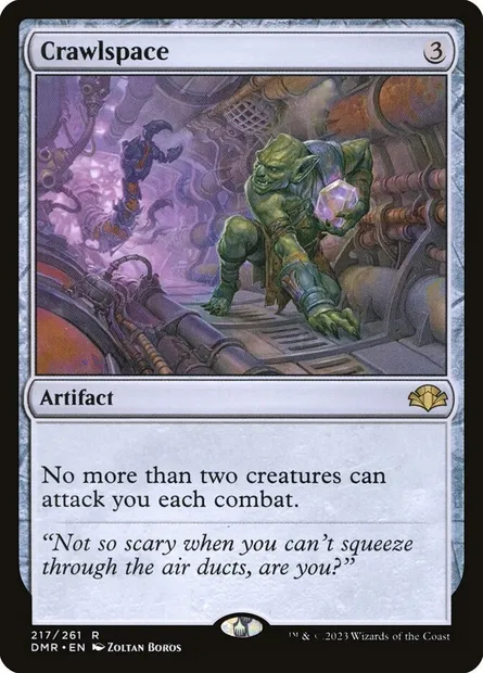 Crawlspace, Magic card DMR 217 — Dominaria Remastered set