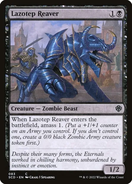 Écumeur de lazotèpe, carte Magic SCD 83 — extension Starter Commander Decks