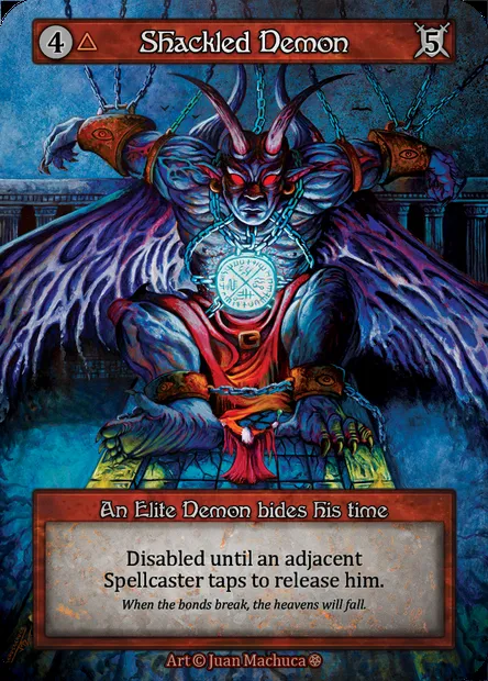 Shackled Demon, carte Sorcery GOT 169 — extension Gothic
