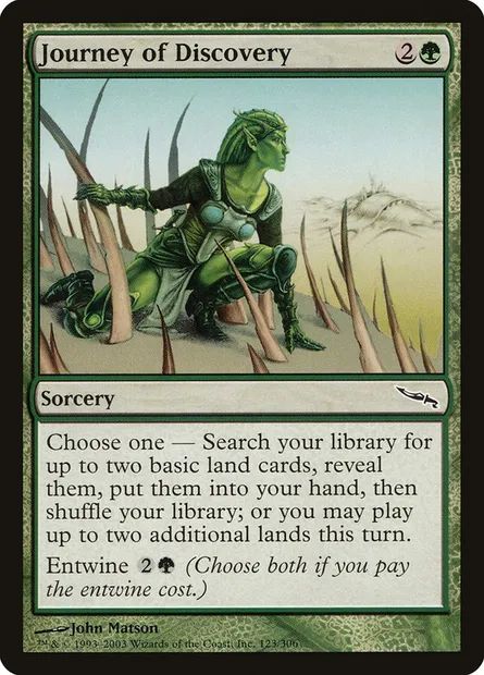 Journey of Discovery, Magic card MRD 123 — Mirrodin set