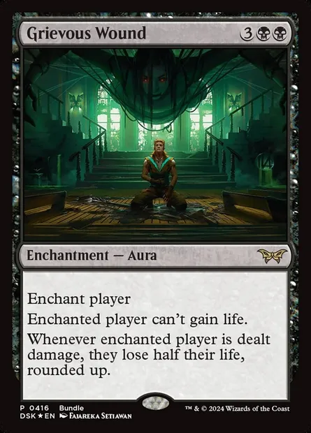 Grievous Wound, Magic card DSK 416 — Duskmourn: House of Horror set