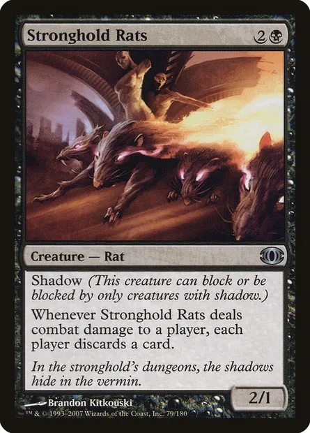 Stronghold Rats, Magic card FUT 79 — Future Sight set