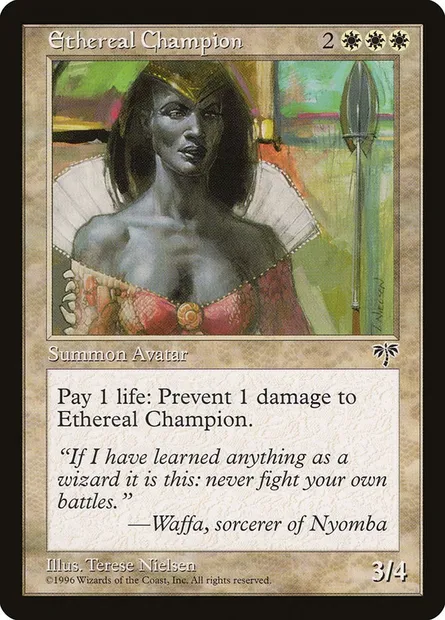 Ethereal Champion, Magic card MIR 15 — Mirage set