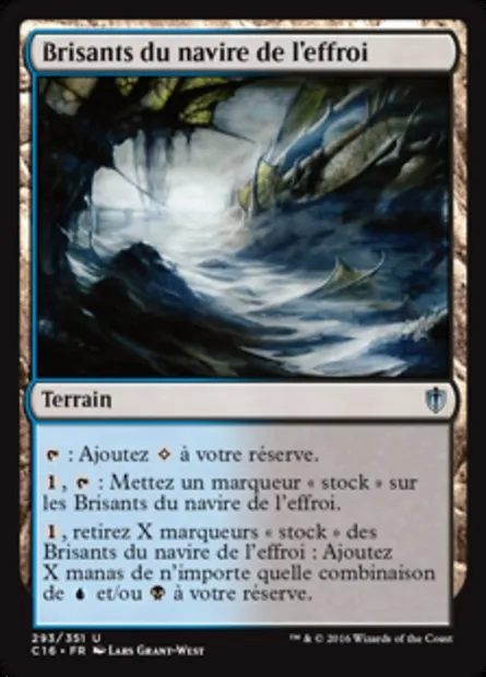 Brisants du navire de l'effroi, carte Magic C16 293 — extension Commander 2016