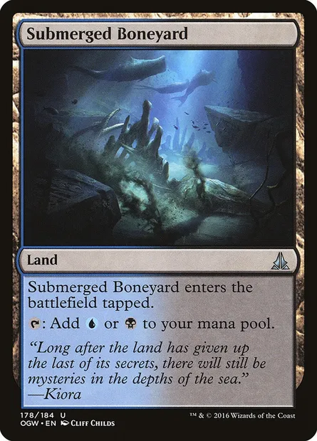 Submerged Boneyard, Magic card OGW 178 — Oath of the Gatewatch set