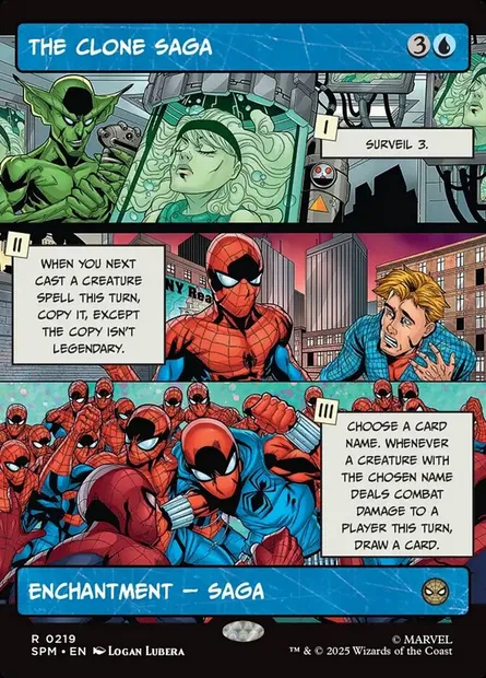 The Clone Saga, Magic card SPM 219 — Marvel's Spider-Man set
