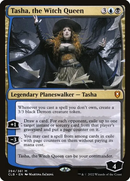 Tasha, the Witch Queen, Magic card CLB 294 — Commander Legends: Battle for Baldur's Gate set