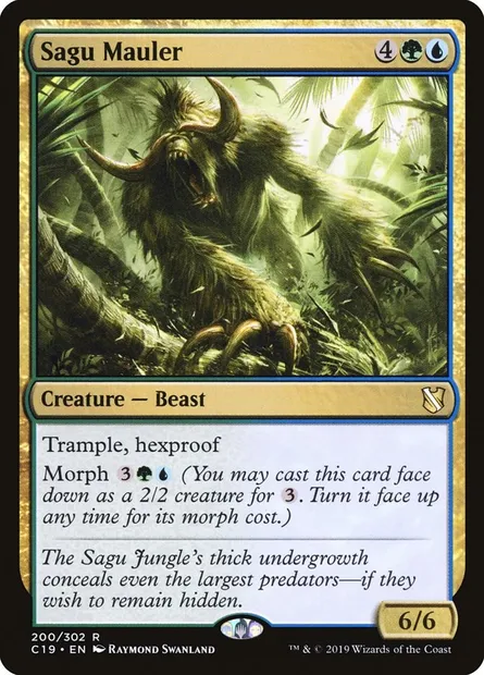 Sagu Mauler, Magic card C19 200 — Commander 2019 set