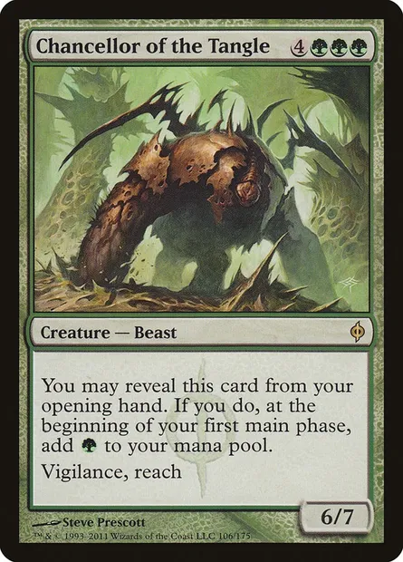 Chancellor of the Tangle, Magic card NPH 106 — New Phyrexia set