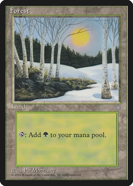Forêt, carte Magic ICE 380 — extension Ere Glaciaire