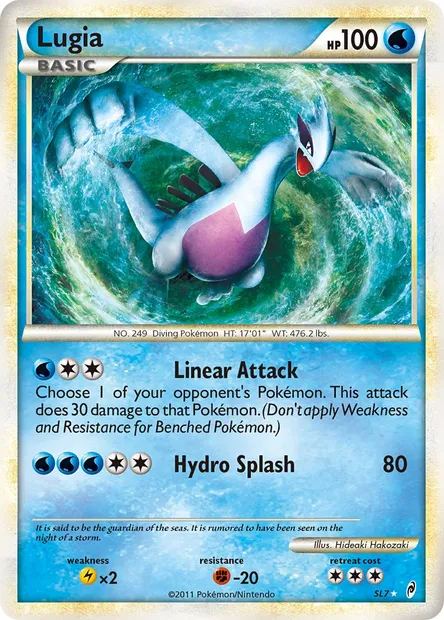 Lugia, carte Pokémon CL SL7 — extension L'appel des Légendes