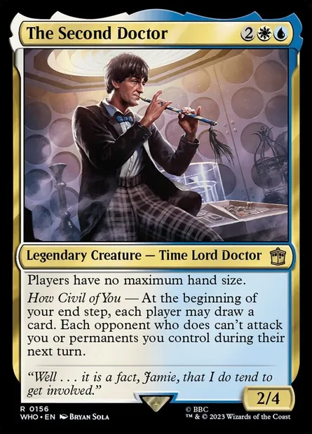 The Second Doctor, Magic card WHO 156 — Doctor Who set