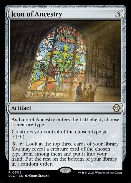 Icon of Ancestry, Magic card LCC 305 — The Lost Caverns of Ixalan Commander set