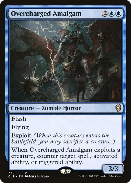 Overcharged Amalgam, Magic card CLB 729 — Commander Legends: Battle for Baldur's Gate set