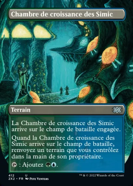Chambre de croissance des Simic, carte Magic 2X2 412 — extension Double Masters 2022