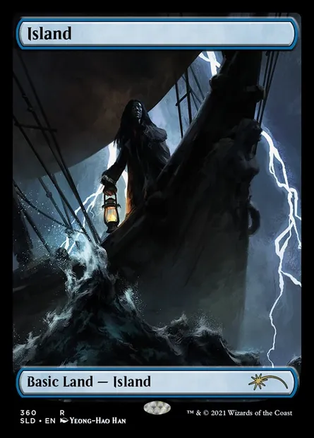 Île, carte Magic SLD 360 — extension Secret Lair Drop