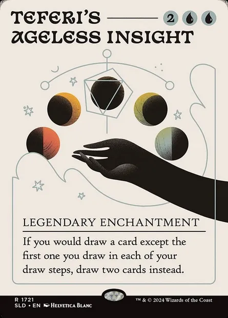 Teferi's Ageless Insight, Magic card SLD 1721 — Secret Lair Drop set