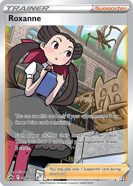 Roxanne, Pokémon card CRZ GG66 — Crown Zenith set