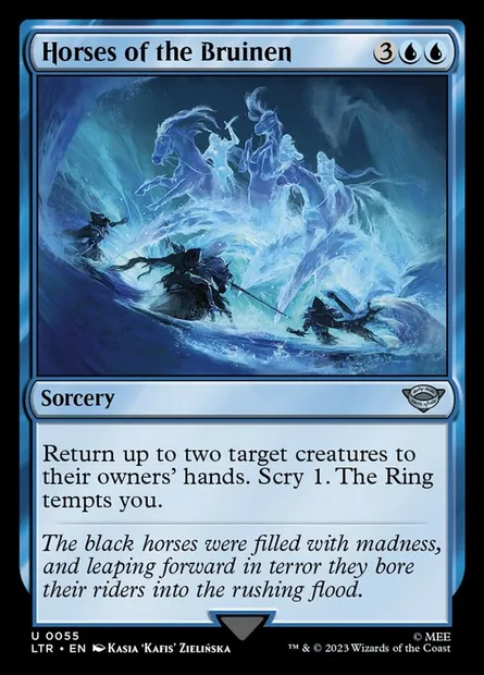 Horses of the Bruinen, Magic card LTR 55 — The Lord of the Rings: Tales of Middle-earth set