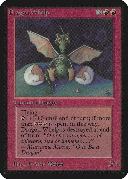 Dragonnet, carte Magic LEA 141 — extension Limited Edition Alpha