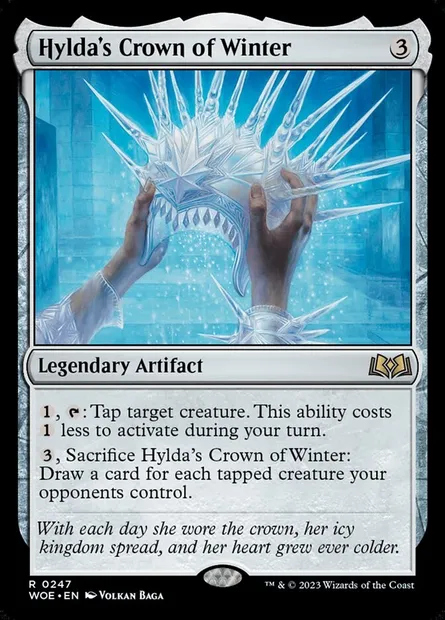 Hylda's Crown of Winter, Magic card WOE 247 — Wilds of Eldraine set