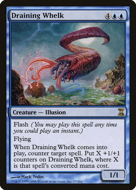 Draining Whelk, Magic card TSP 57 — Time Spiral set