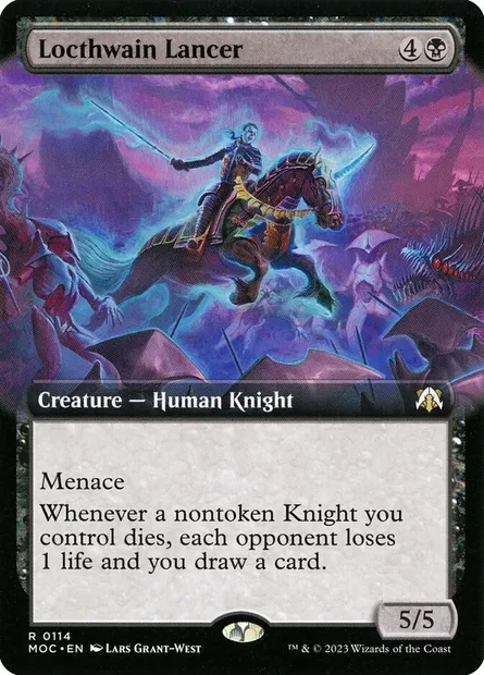 Locthwain Lancer, Magic card MOC 114 — March of the Machine Commander set