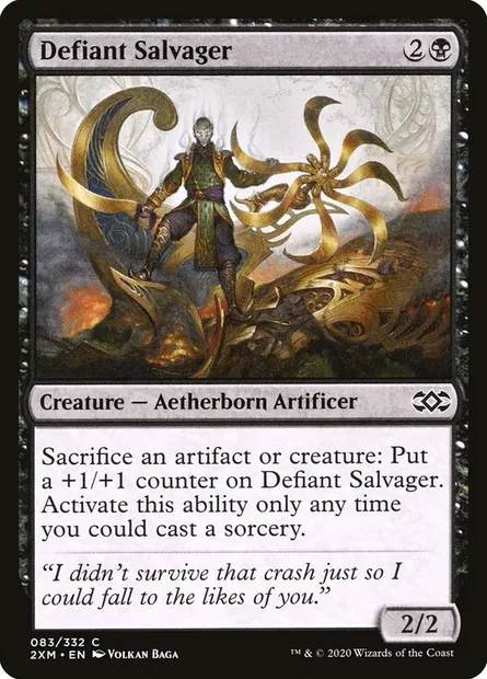 Defiant Salvager, Magic card 2XM 83 — Double Masters set