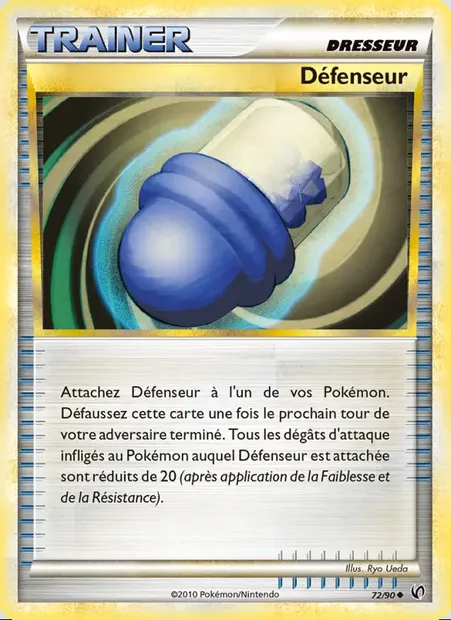 Défenseur, carte Pokémon UD 72 — extension Indomptable