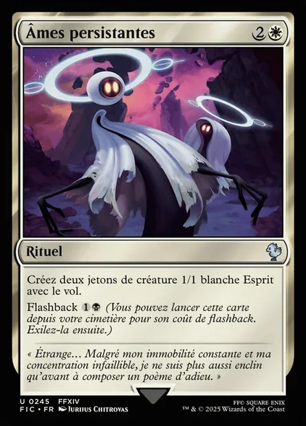 Âmes persistantes, carte Magic FIC 245 — extension Final Fantasy Commander