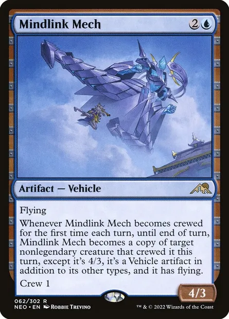 Mindlink Mech, Magic card NEO 62 — Kamigawa: Neon Dynasty set