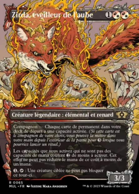 Zirda, éveilleur de l'aube, carte Magic MUL 65 — extension Multiverse Legends