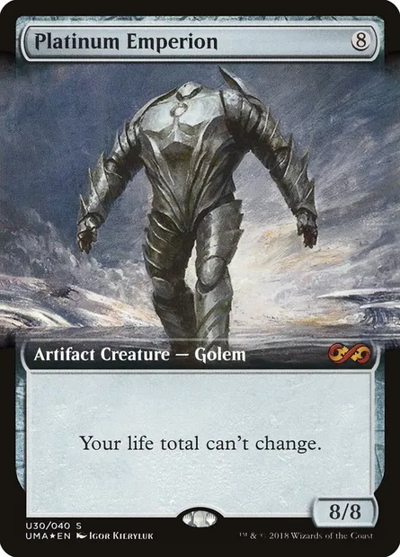 Platinum Emperion, Magic card PUMA U30 — Ultimate Box Topper set