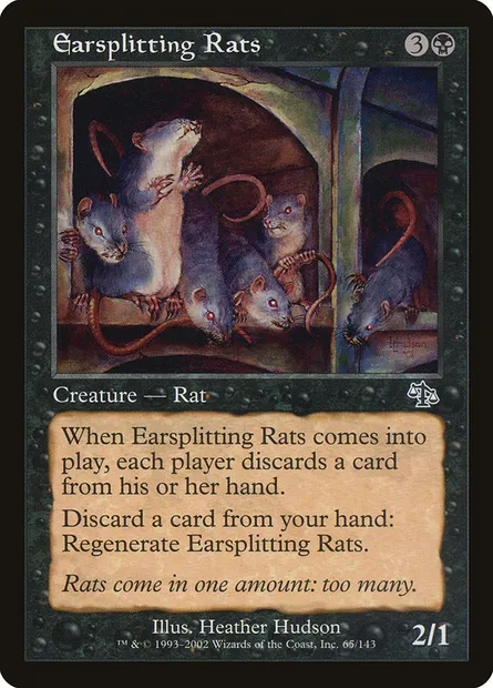 Earsplitting Rats, Magic card JUD 65 — Judgment set