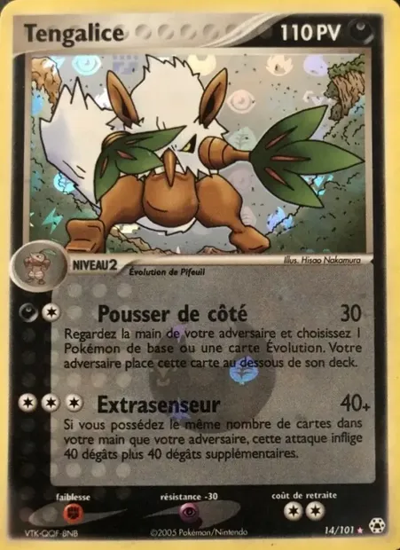 Tengalice, carte Pokémon HL 14 — extension EX Légendes Oubliées