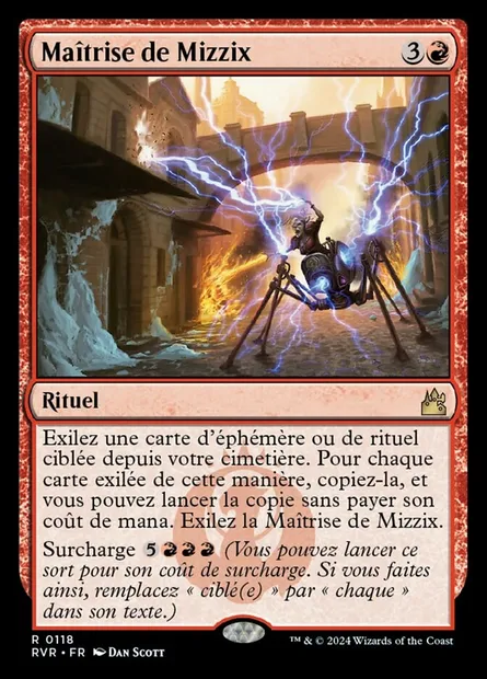 Maîtrise de Mizzix, carte Magic RVR 118 — extension Ravnica Remastered