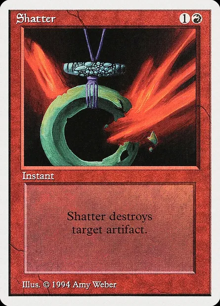 Shatter, Magic card SUM 175 — Summer Magic / Edgar set