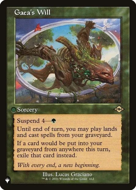 Gaea's Will, Magic card PLST MH2-412 — The List set