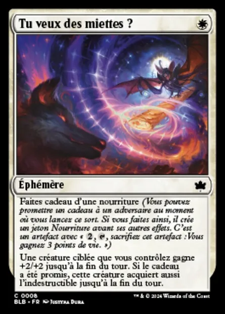 Tu veux des miettes ?, carte Magic BLB 8 — extension Bloomburrow